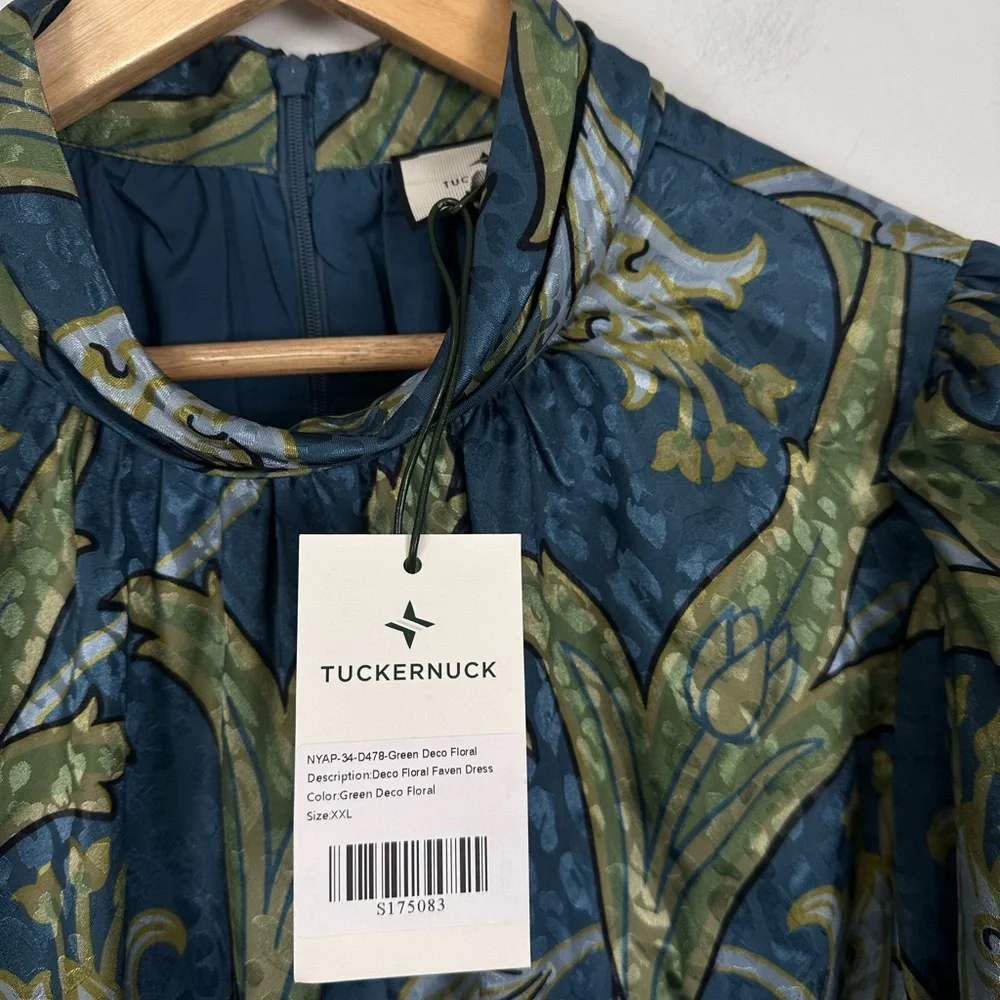 TUCKERNUCK Deco Floral Satin Faven Dress - Picture 9 of 12